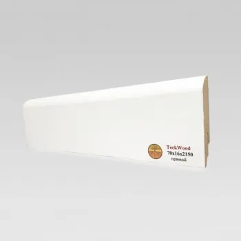 Плинтус Teckwood Белый прямой 70