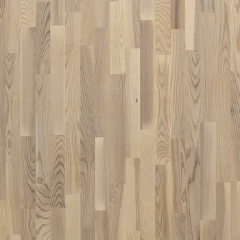 Паркетная доска DUO Ясень Living White Matt 3S