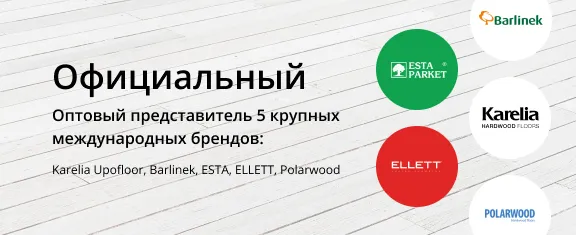 Официальный оптовый представитель 5 крупных международных брендов